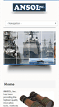 Mobile Screenshot of ansolinc.com