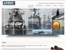 Tablet Screenshot of ansolinc.com
